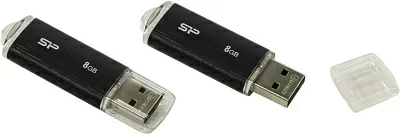 Накопитель Silicon Power Ultima U02 SP008GBUF2U02V1K USB2.0  Flash Drive 8Gb (RTL)