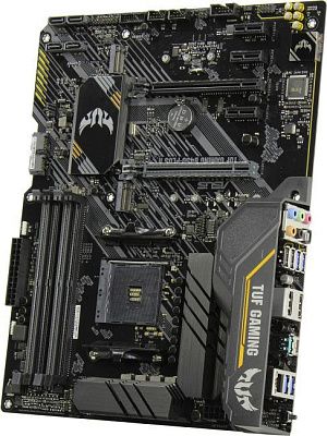 Мат. плата ASUS TUF GAMING B450-PLUS II (RTL) AM4 <B450> 2xPCI-E HDMI+DP GbLAN  SATA ATX  4DDR4