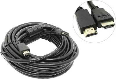 5bites APC-014-100 Кабель HDMI to HDMI (19M -19M) 10м 2 фильтра ver1.4