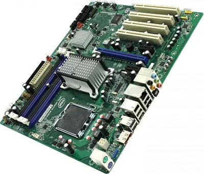 Мат. плата INTEL DP43BF (OEM) LGA775 P43 PCI-E+GbLAN+1394 SATA RAID  ATX 4DDR3