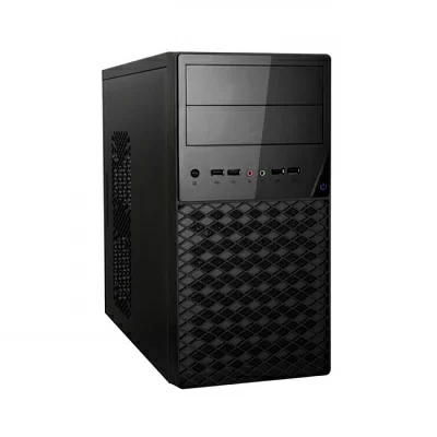 Корпус Minitower  Exegate BA-203U Black MicroATX 400W (24+4пин) EX284030RUS