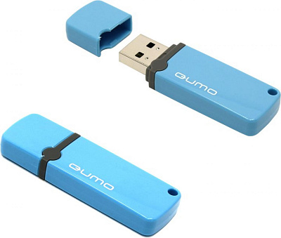 Накопитель Qumo Optiva QM8GUD-OP2-Blue USB2.0  Flash  Drive 8Gb  (RTL)