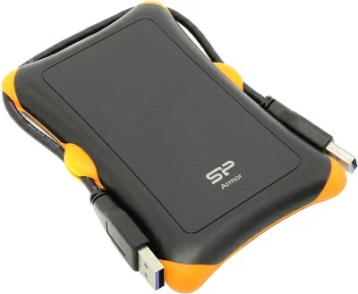 Накопитель Silicon Power SP020TBPHDA30S3K Armor A30 Black-Yellow USB3.0 Portable 2.5"  HDD 2Tb EXT (RTL)