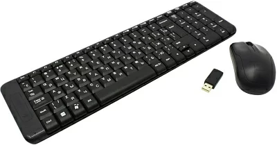 Комплект Logitech Wireless Combo MK220  (Кл-ра  FMUSB+Мышь 3кнRollFMUSB) <920-003169>