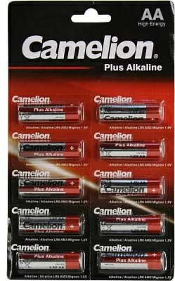 Батарея питания Camelion LR6-BP1x10P Size "AA" 1.5V щелочной (alkaline) уп.10 шт