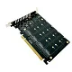 Контроллер Espada <PCIe4NVME> Адаптер 4xM2 -> PCI-Ex16  <45306>