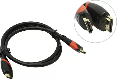 VCOM <CG525-R-1м> Кабель HDMI to HDMI  (19M -19M) 1м ver2.0