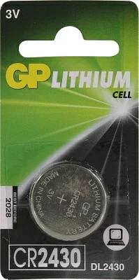 Батарея питания GP Lithium  Cell  CR2430 (Li  3V)