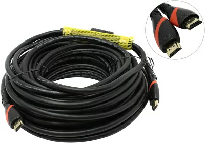 VCOM CG525D-R-20м Кабель HDMI to HDMI (19M -19M) 20м 2 фильтра ver2.0