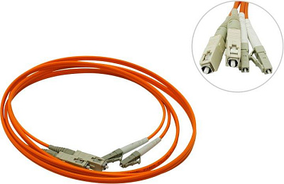 Кабель Patch cord  ВО LC-SC Duplex MM 50/125 2м