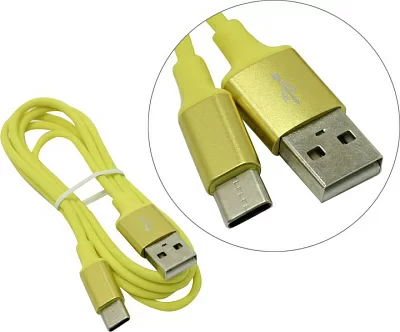 JETACCESS JA-DC34 1м Yellow Кабель USB 2.0 AM -> USB-C M 1м