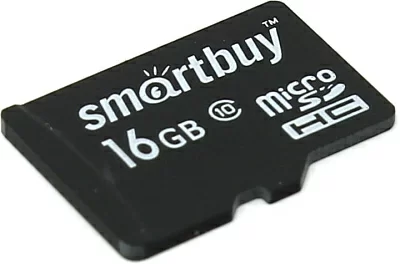 Карта памяти SmartBuy  SB16GBSDCL10-00 microSDHC 16Gb Class10