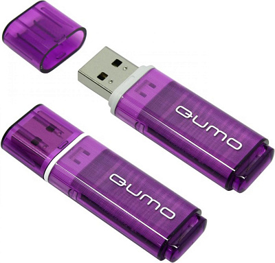 Накопитель Qumo Optiva QM8GUD-OP1-Violet USB2.0 Flash Drive 8Gb (RTL)