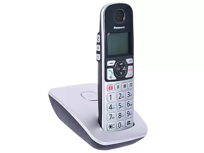 Panasonic KX-TGE510RUS Silver р/телефон (трубка с ЖК диспл.DECT)