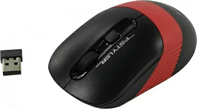 Манипулятор A4Tech FSTYLER Wireless Optical Mouse FG10 Red (RTL) USB 4btn+Roll