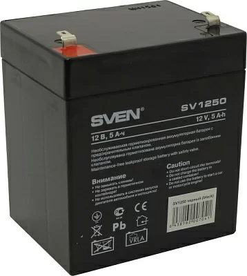 Аккумулятор SVEN SV1250  (12V 5Ah) для UPS