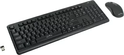 Комплект OKLICK Wireless  Keyboard & Optical Mouse 270M Black (Кл-ра USBFM+Мышь 4кн  Roll  USB FM) 337455