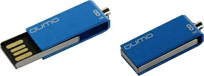 Накопитель Qumo Fold QM8GUD-FLD-Blue USB2.0 Flash Drive  8Gb (RTL)