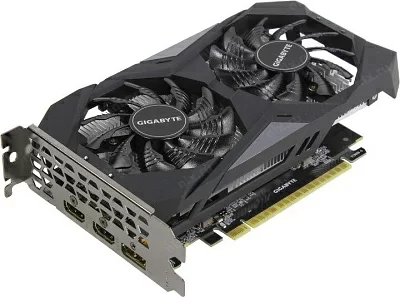 Видеокарта 4Gb PCI-E GDDR5 GIGABYTE GV-N1650OC-4GD  (RTL)  2xHDMI+DP GeForce GTX1650