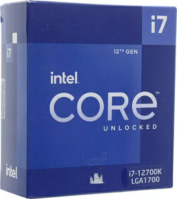 Процессор CPU Intel Core i7-12700K  BOX (без кулера)  / LGA1700