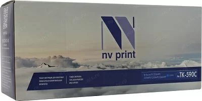 Картридж NV-Print аналог TK-590C Cyan для  Kyocera FS-2026/2126/2526/5250  M602/M6226/P6026