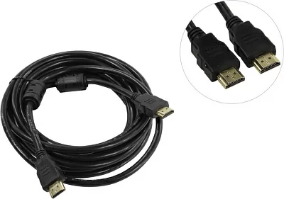 5bites APC-200-050F Кабель HDMI to HDMI (19M -19M)  5м  2 фильтра  ver2.0