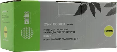 Картридж Cactus CS-PH6000BK Black для Xerox  Phaser  6000/6010 WorkCentre 6015