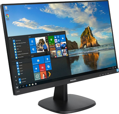 23.8" ЖК монитор PHILIPS 243V7QSB/01/00 (LCD 1920x1080 D-Sub  DVI)