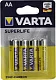 Элемент питания VARTA SUPERLIFE 2006-4 Size"AA" 1.5V (Zinc-Carbon) уп. 4 шт