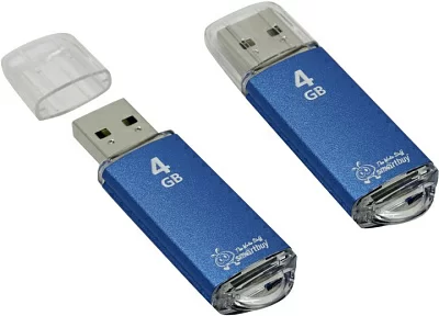 Накопитель SmartBuy V-Cut SB4GBVC-B USB2.0  Flash  Drive 4Gb  (RTL)