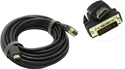 Greenconnect GCR-HD2DVI1-10m Кабель HDMI to DVI-D (19M -25M) 10м