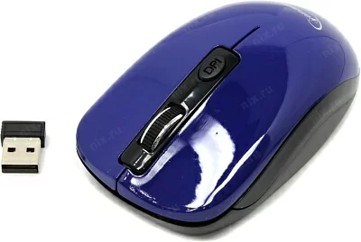 Манипулятор Gembird Wireless Optical Mouse  MUSW-400-B (RTL) USB 4btn+Roll