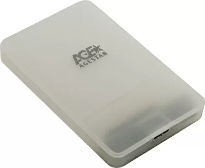 Мобильное шасси AgeStar <3UBCP3-White> (Внешний бокс для 2.5" SATA HDD  USB3.0)