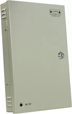 Блок питания Orient PB-1810 (Вх. AC100-240V Вых. DC12V 10A) в металлическом корпусе  18 выходов