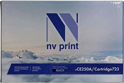 Картридж NV-Print аналог CE250A/Cartridge 723 Black  для  HP LJCP3525/3530MFP Canon LBP-7750