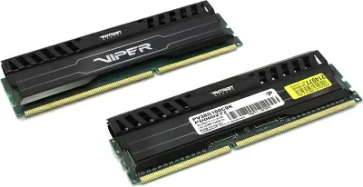 Модуль памяти Patriot Viper <PV38G160C9K> DDR3 DIMM 8Gb  KIT  2*4Gb <PC3-12800> CL9