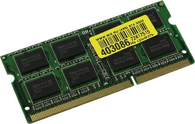 Модуль памяти Neo Forza NMSO340C81-1600DA10 DDR3 SODIMM 4Gb PC3-12800 CL11 (for  NoteBook)