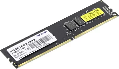 Модуль памяти Patriot Signature Line PSD416G24002 DDR4 DIMM  16Gb PC4-19200  CL17