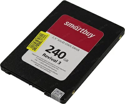 Накопитель SSD 240 Gb SATA 6Gb/s SmartBuy Revival 3  <SB240GB-RVVL3-25SAT3> 2.5" 3D TLC