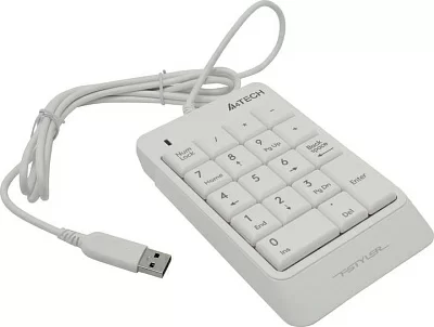 Цифровой блок A4Tech FK13P White USB 18КЛ