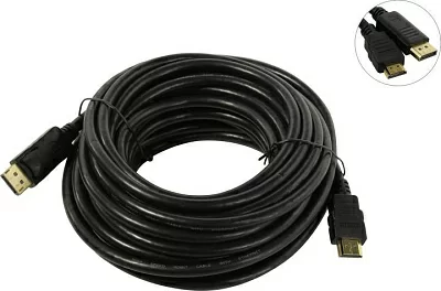 KS-is KS-516-10 Кабель-адаптер DisplayPort(M)  ->  HDMI 19(M)  10м