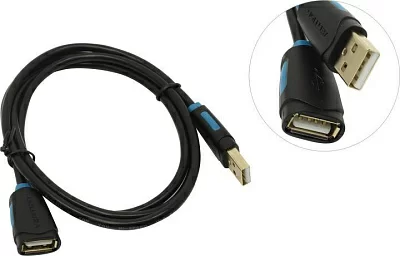 Vention CBCBF Кабель удлинительный  USB 2.0 A-->A 1м