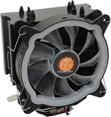 Охладитель Thermaltake CL-P065-AL12SW-A (4пин 775/1155/AM4/FM2 26.33дБ 300-1500об/минCu+Al)