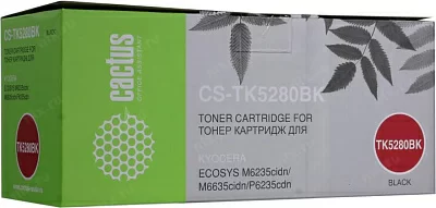 Картридж Cactus CS-TK5280BK Black для Kyocera Ecosys  P6235cdn/M6235cidn/M6635cidn