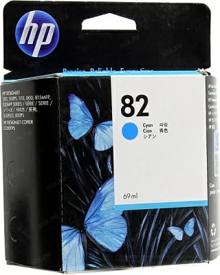 Картридж HP C4911A (№82) Cyan для HP  DesignJet  500/500PS/510/800/800ps/815mfp/820 MFP серии