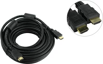 AOpen ACG711D-10м Кабель HDMI to HDMI (19M -19M)  10м  2 фильтра  ver2.0