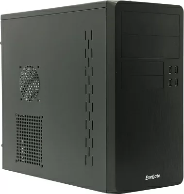 Корпус Minitower  Exegate SP-415UP Black ATX 600W (24+4+6/8пин) EX279019RUS