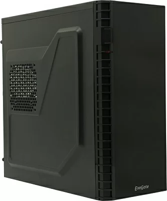 Корпус Miditower  Exegate EVO-7215 Black-Red Light  ATX  без БП EX278416RUS