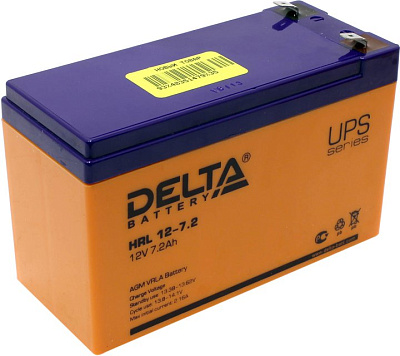 Аккумулятор Delta HRL 12-7.2(X)  (12V  7.2Ah) для UPS