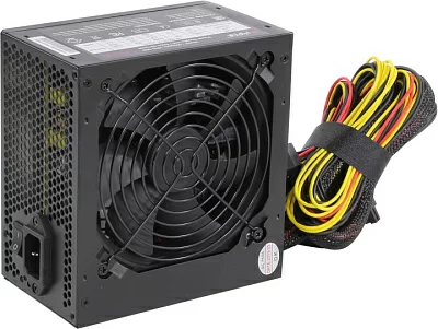 Блок питания HIPER HPA-500 500W ATX Black (24+2x4+6/8пин)